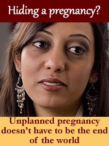 Hiding your pregnancy - an unplanned pregnancy doesn’t have to be the end of the world